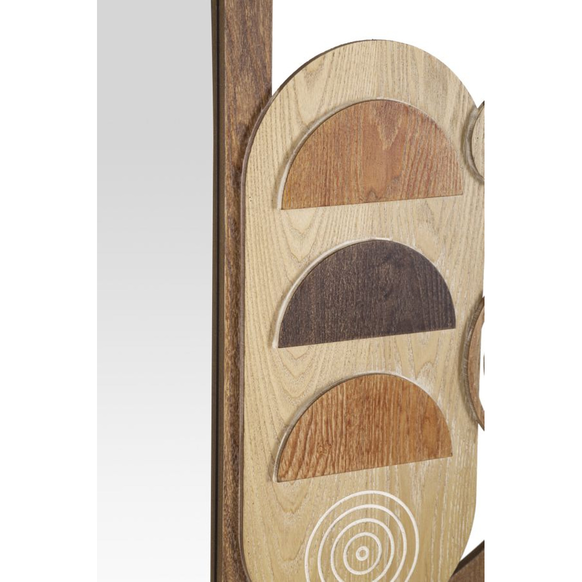 Kendra Home - Specchio con Cornice VKH483, Multicolore, 80x3x80 cm