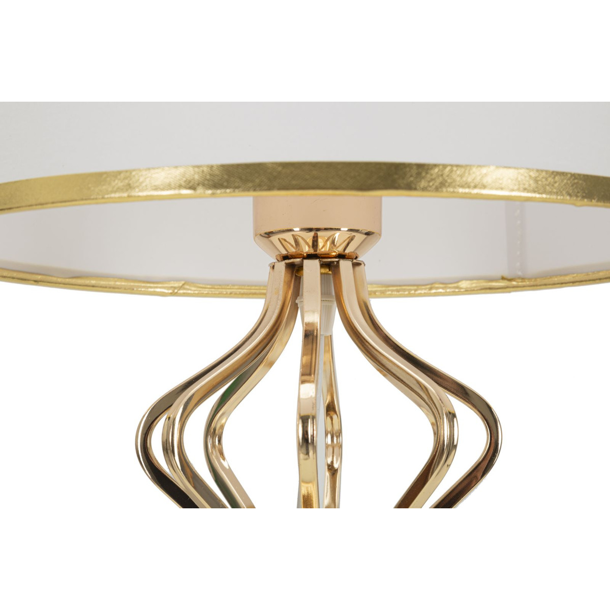 Kendra Home - Lampada da Tavolo VKH131, Bianco, 28x28x53 cm