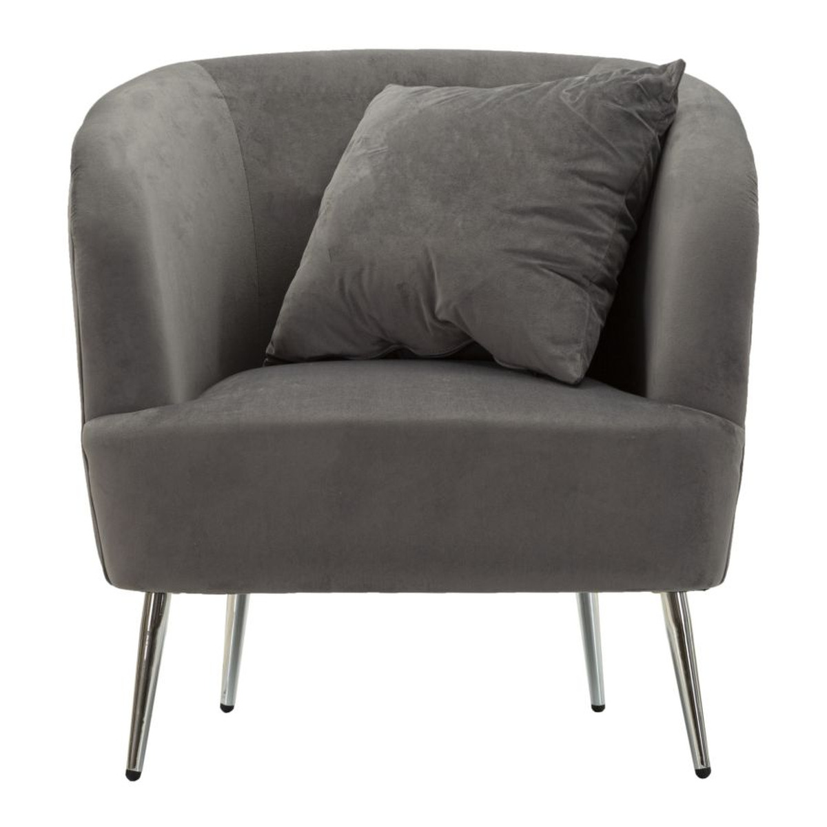 Kendra Home - Poltrona VKH313, Grigio, 73x66x78 cm
