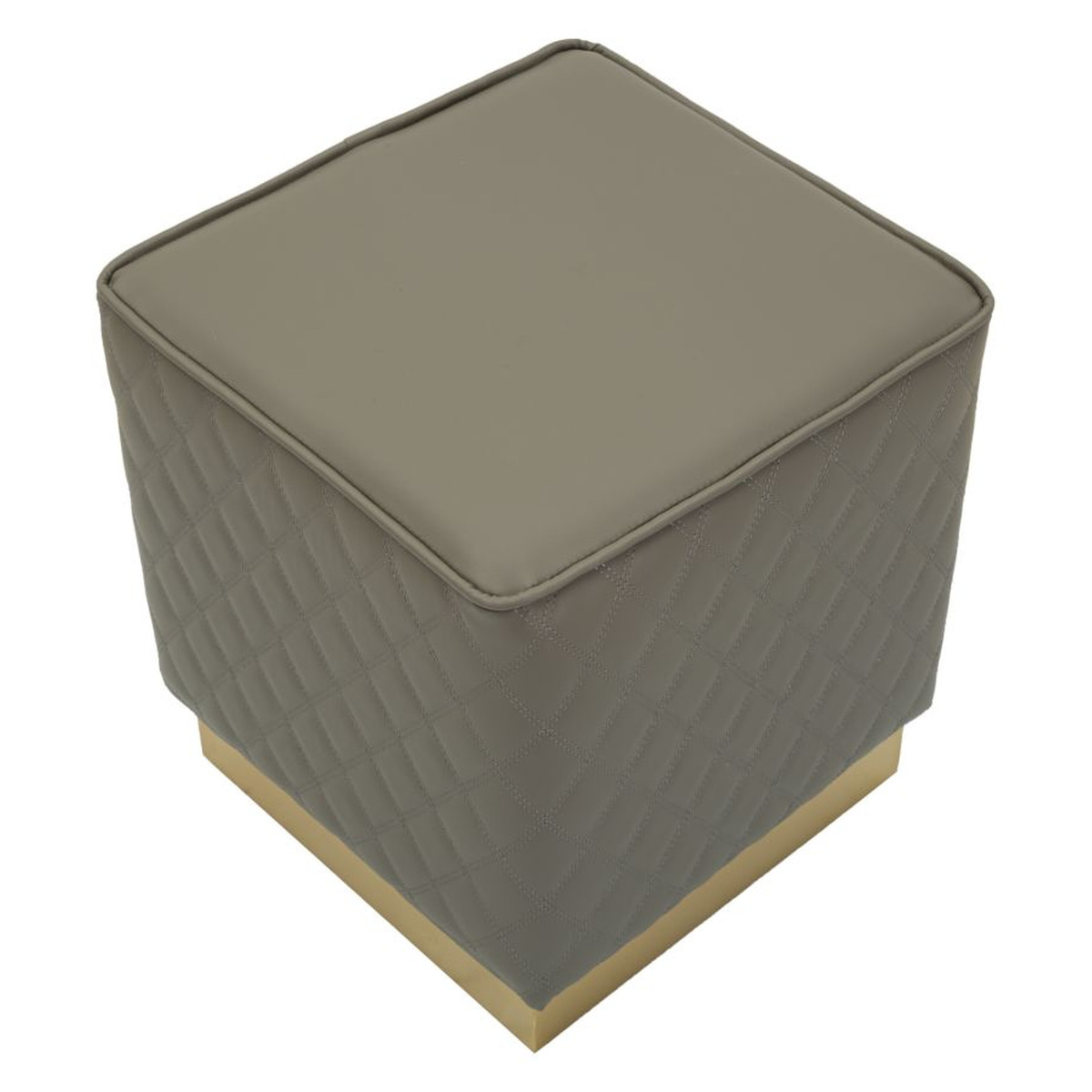 Kendra Home - Pouf VKH352, Grigio, 38x38x38 cm