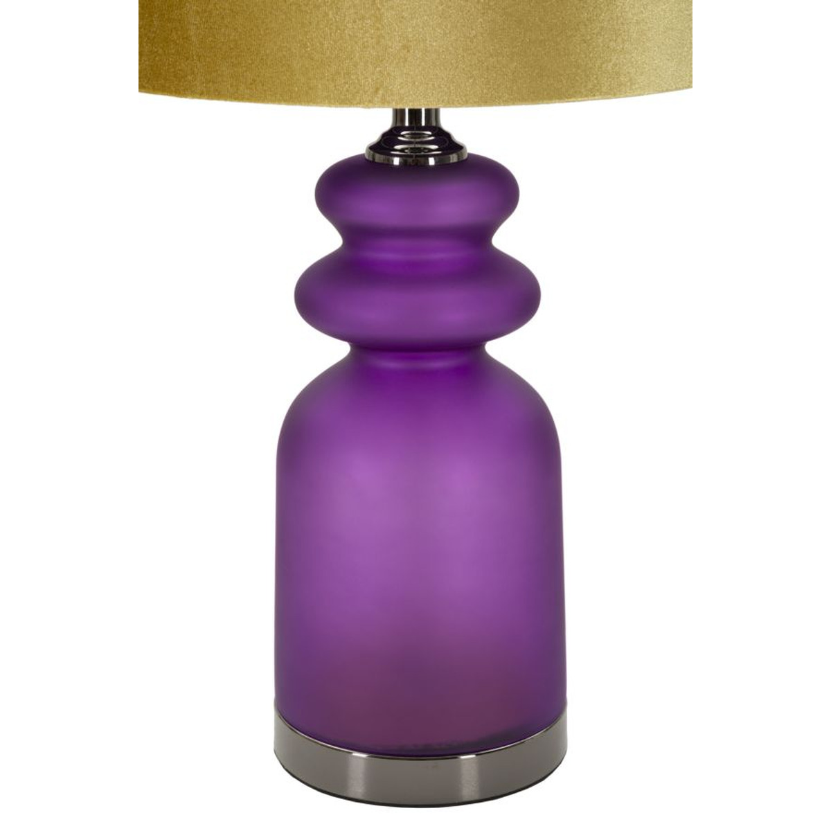 Kendra Home - Lampada da Tavolo VKH179, Viola, 32,5x32,5x57,5 cm