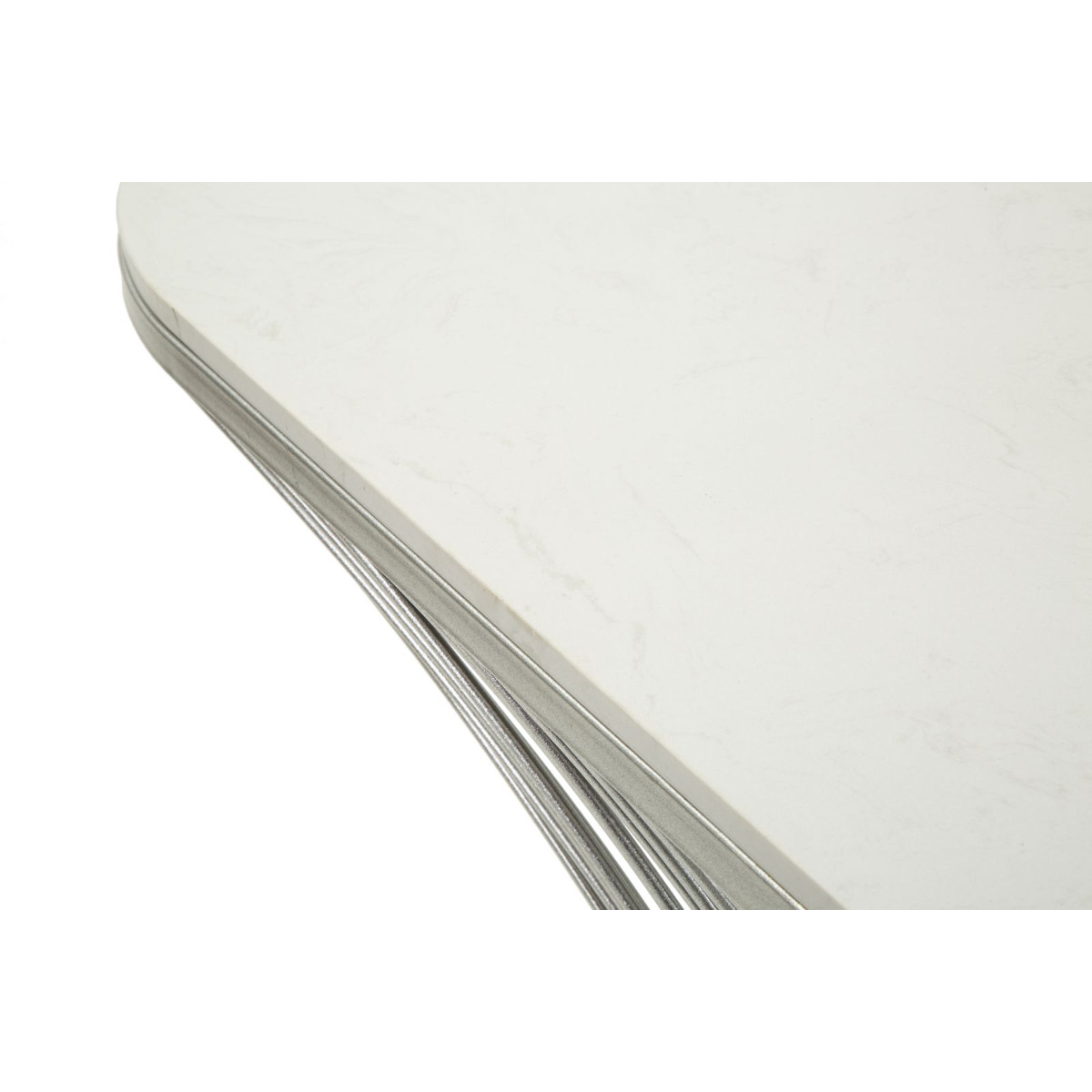 Kendra Home - Tavolo Consolle VKH618, Argento, 120x35x79 cm