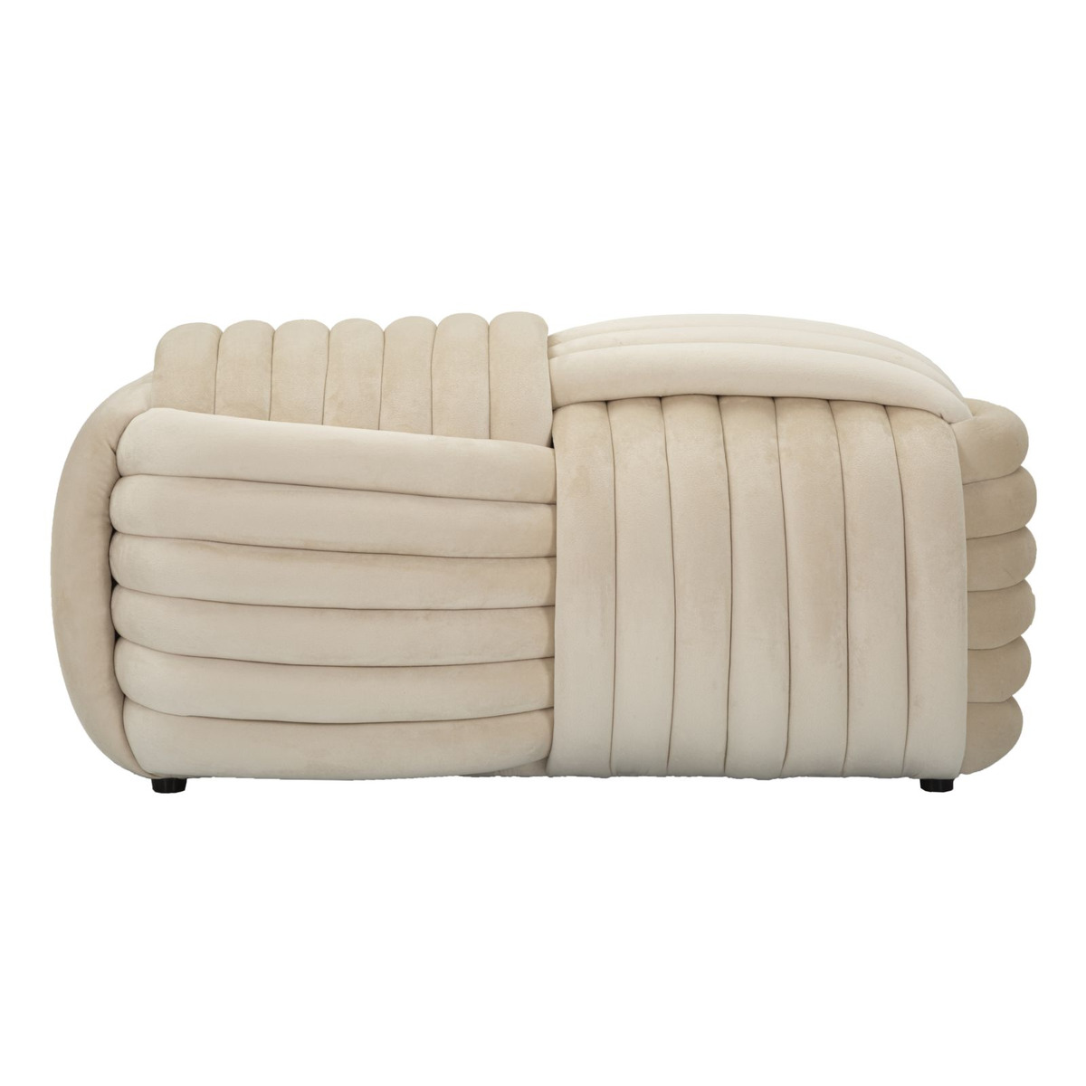 Kendra Home - Panca Gomitolo 1, Beige, 90x45x45 cm