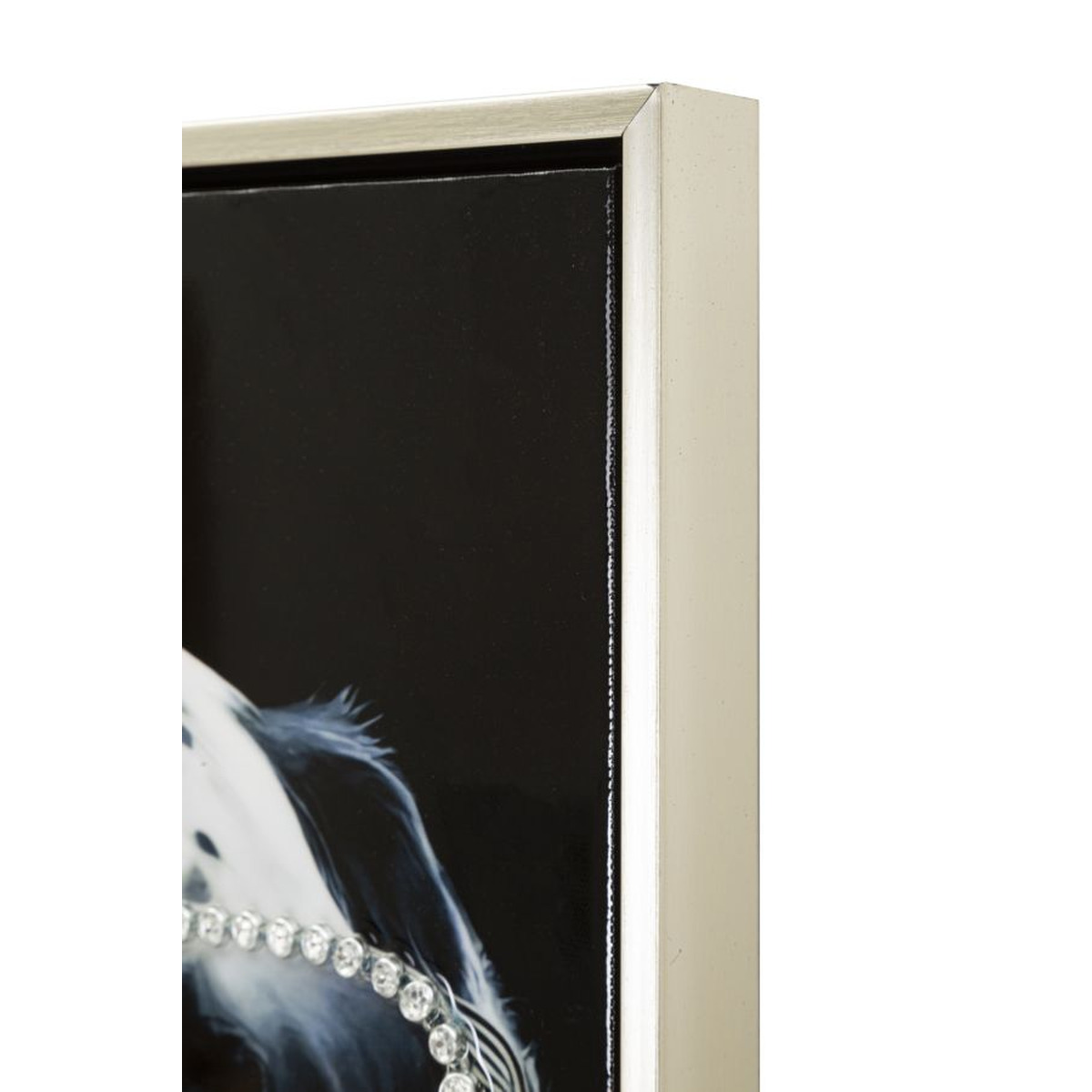 Kendra Home - Stampa su Tela Dalmata, Multicolore, 53x3x73 cm