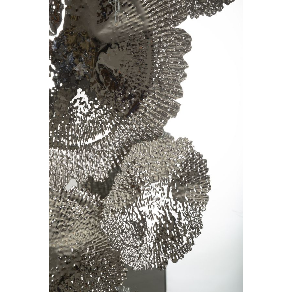 Kendra Home - Specchio con Cornice VKH506, Argento, 85x7x80,6 cm