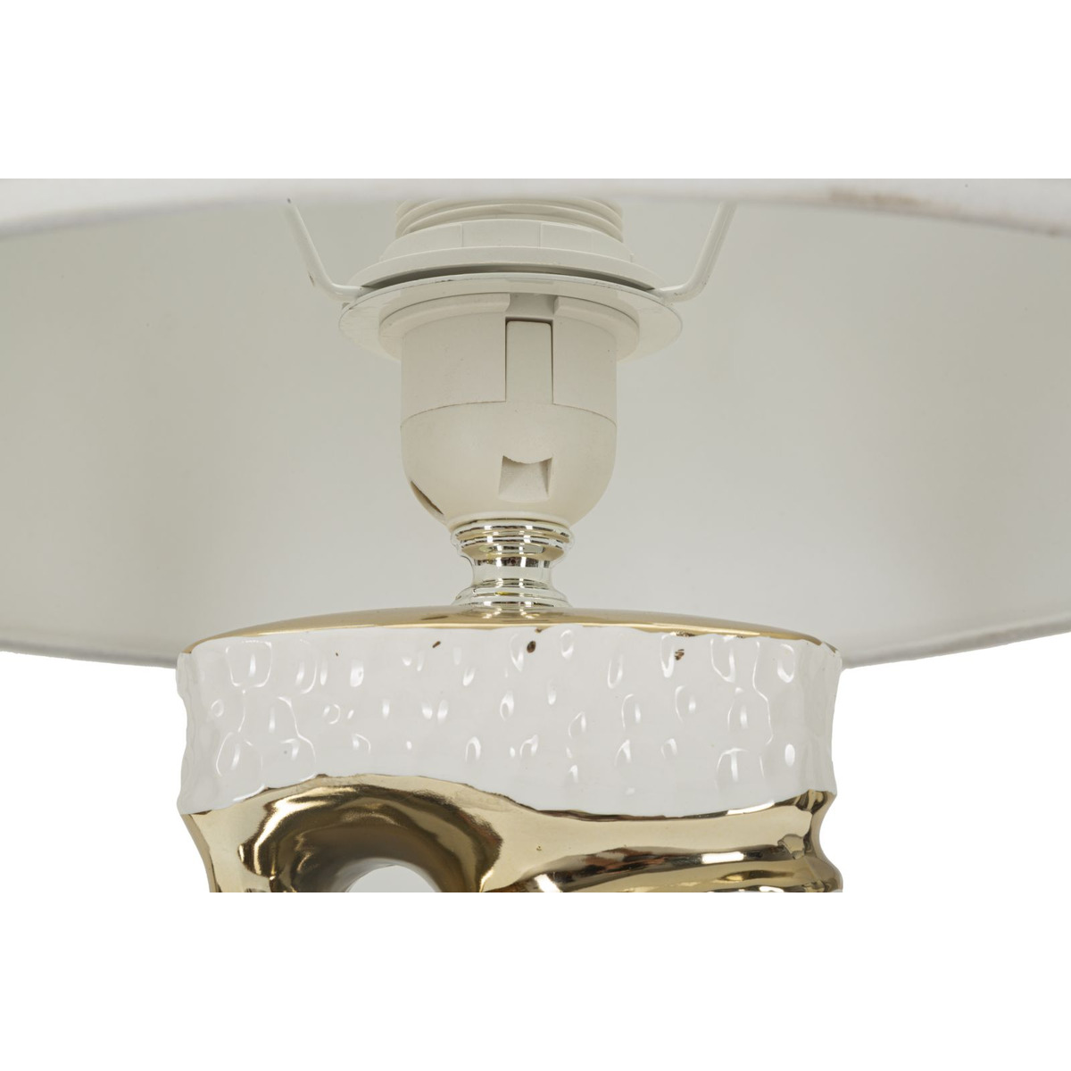 Kendra Home - Lampada da Tavolo VKH111, Bianco, 30x30x43,5 cm