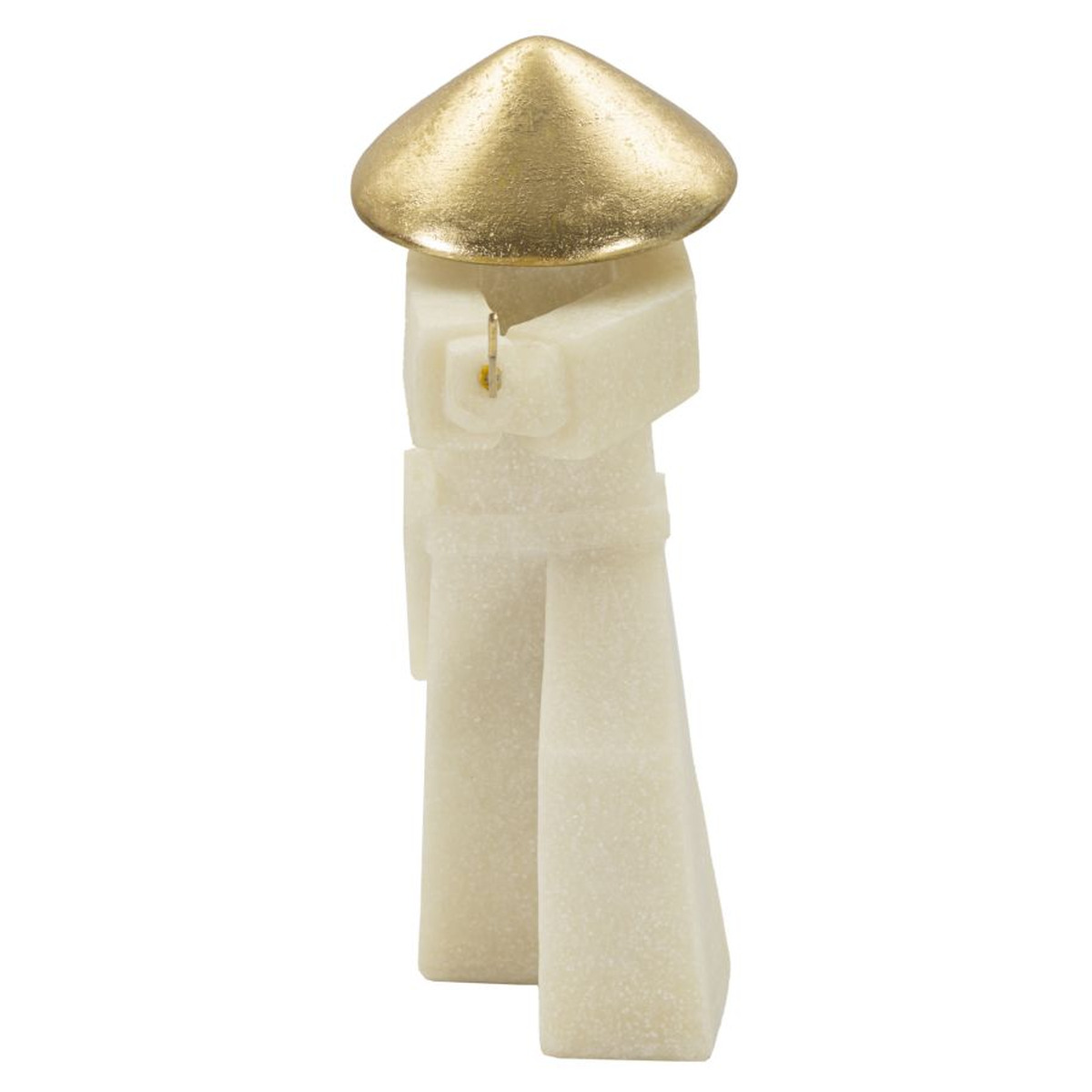 Kendra Home - Scultura Giappone 1, Oro, 34x12x30 cm