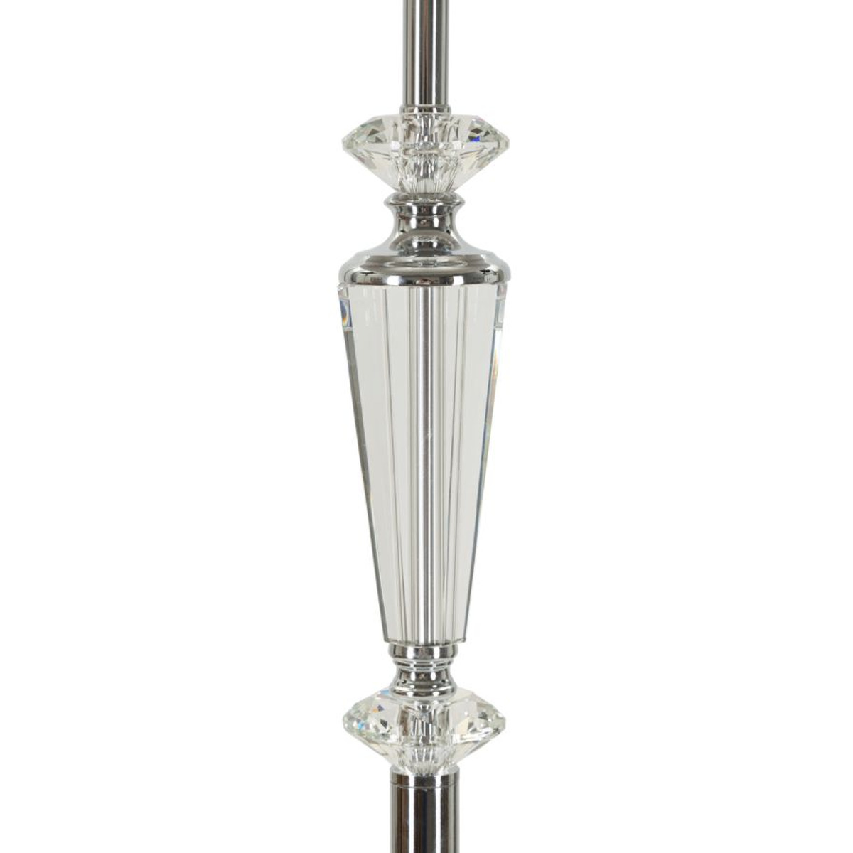 Kendra Home - Lampada da Terra VKH213, Argento, 40x40x164 cm