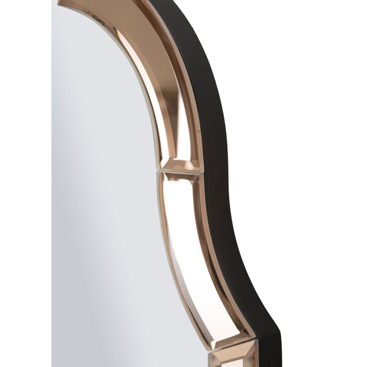 Kendra Home - Specchio con Cornice Classico 5, Rosa, 150x55x2 cm