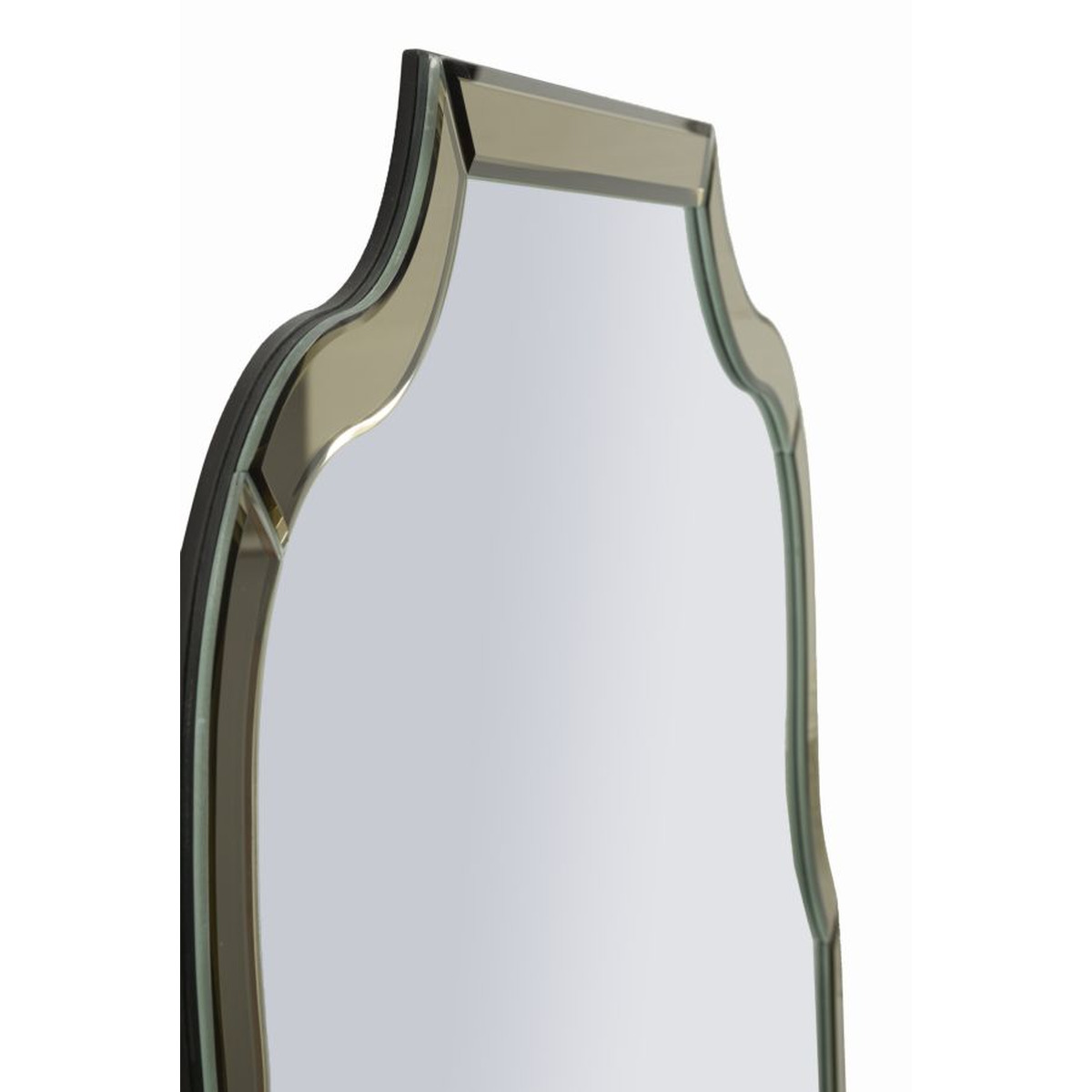 Kendra Home - Specchio con Cornice Classico 1, Oro, 100x85x1 cm