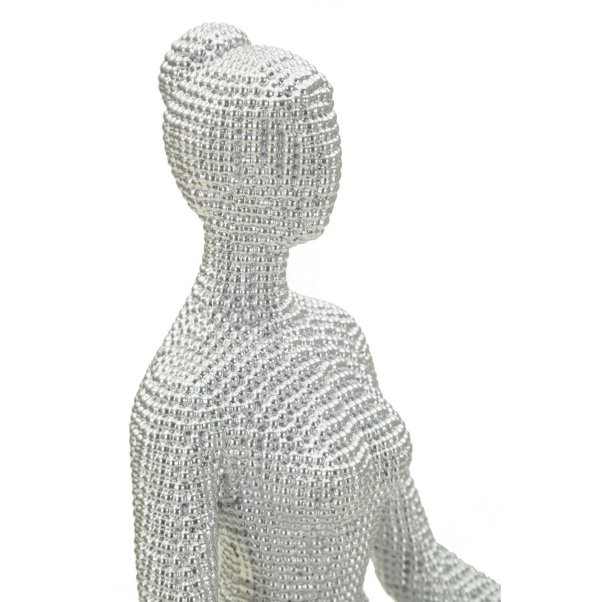 Kendra Home - Scultura Yoga, Bianco, 23x20,5x15,5 cm