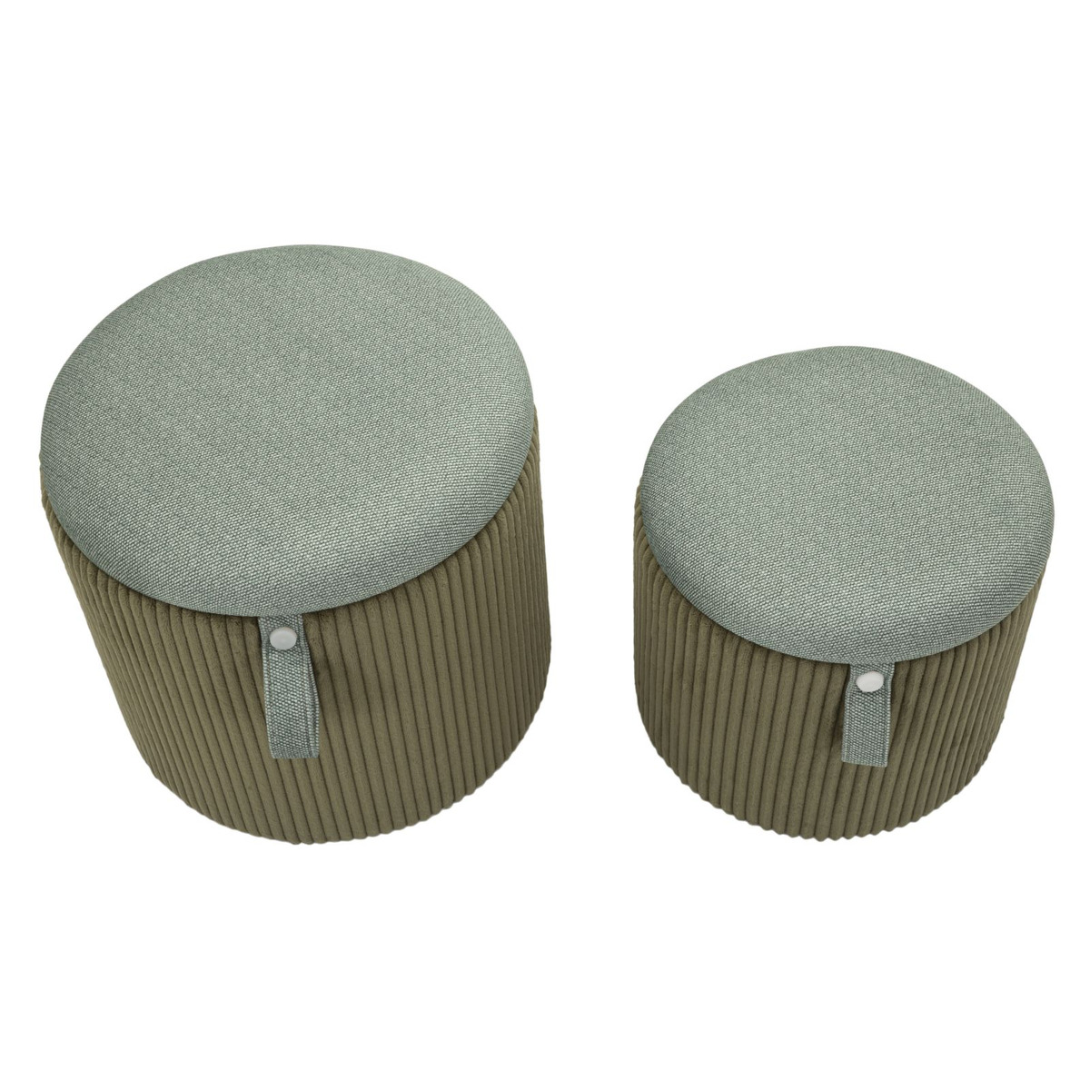 Kendra Home - Pouf VKH719, Verde, 38x38x38 cm