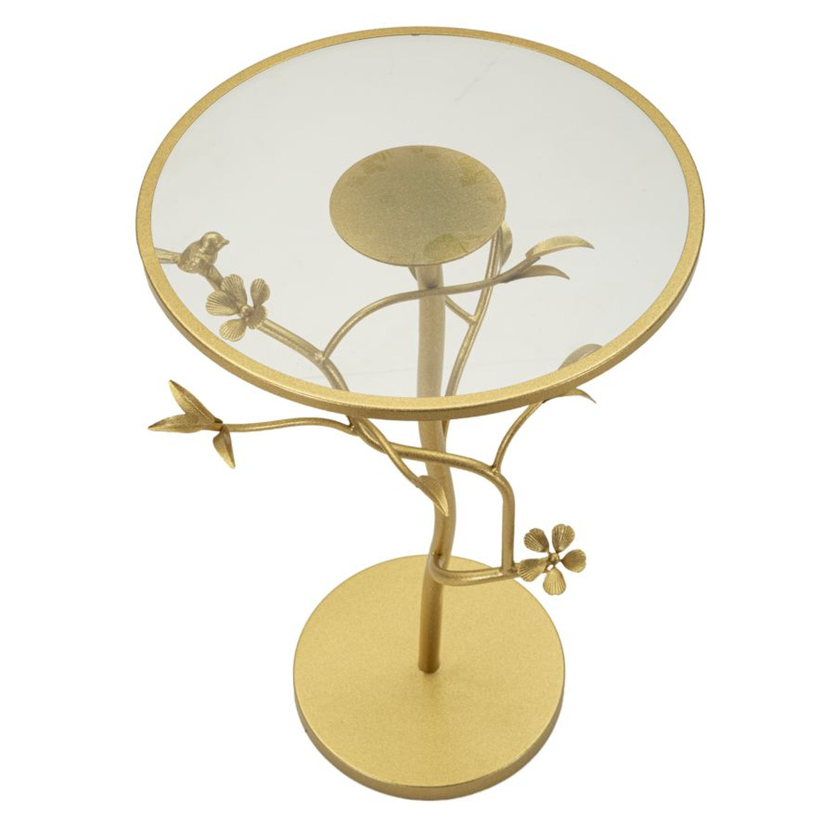 Kendra Home - Tavolino VKH804, Oro, 38x38x60 cm