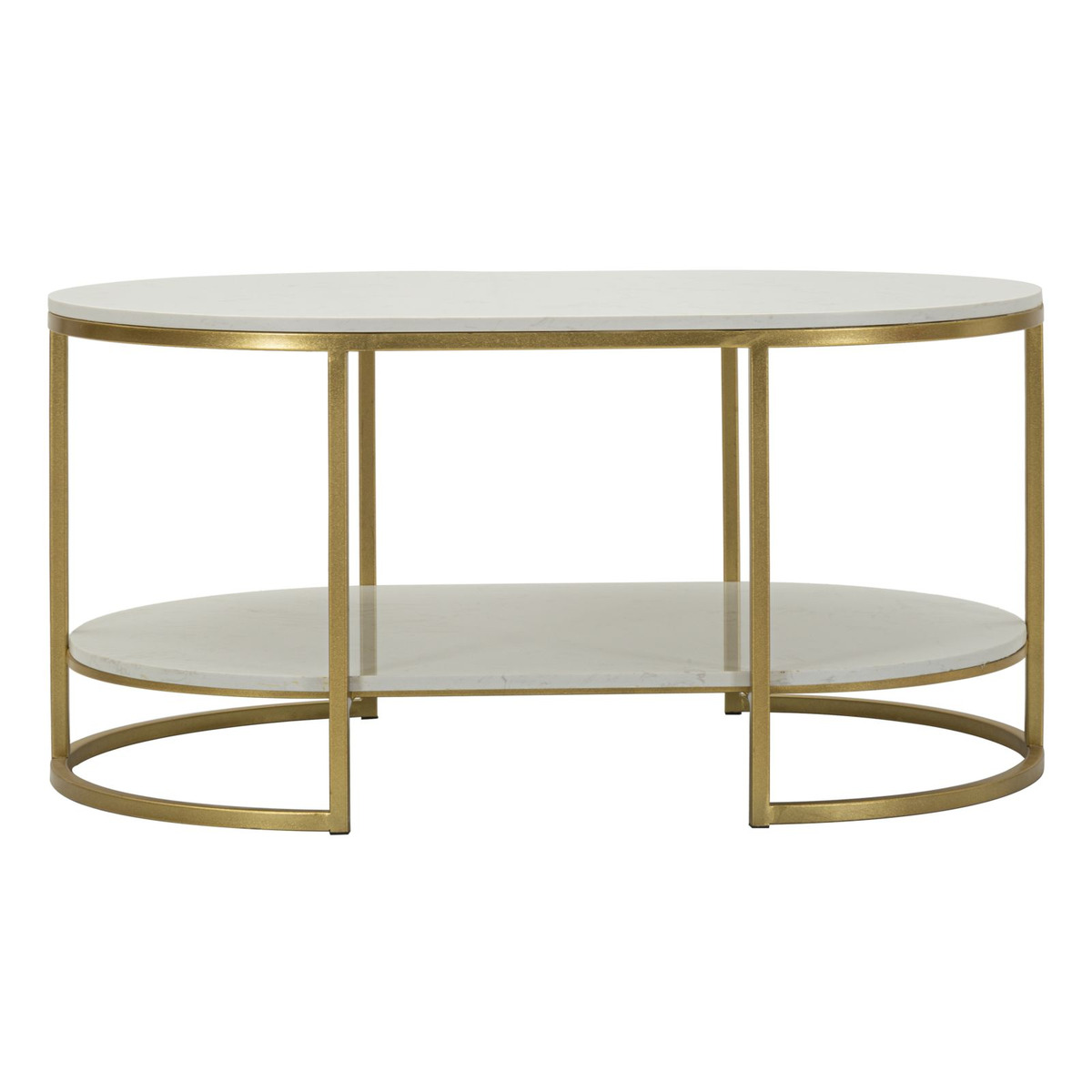 Kendra Home - Tavolino VKH791, Oro, 90x60x45 cm
