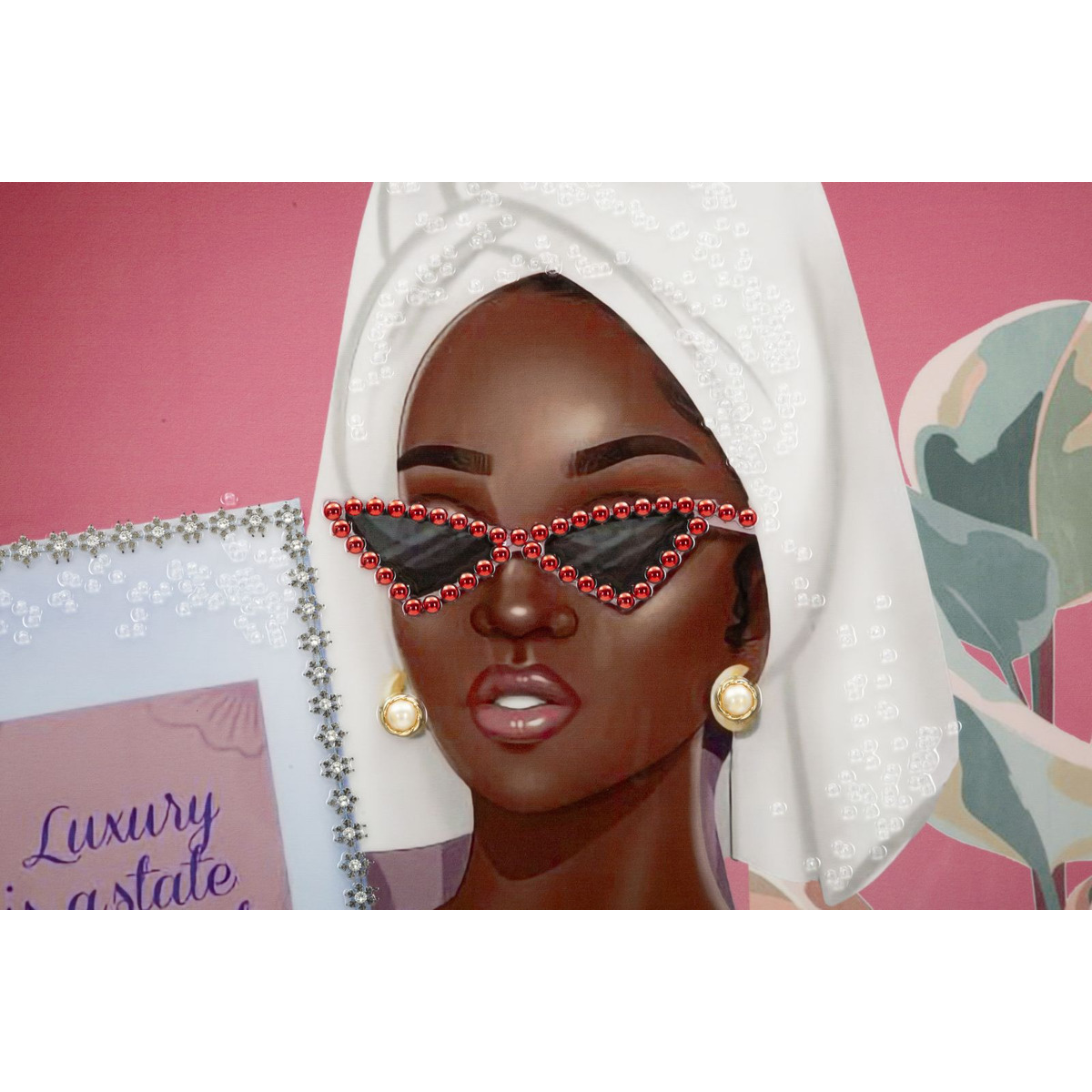 Kendra Home - Stampa su Tela Relax 1, Multicolore, 82x82x4 cm