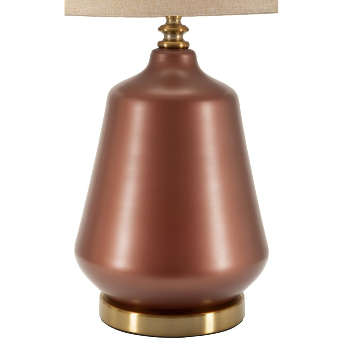 Kendra Home - Lampada da Tavolo VKH728, Marrone, 65x35,5x35,5 cm