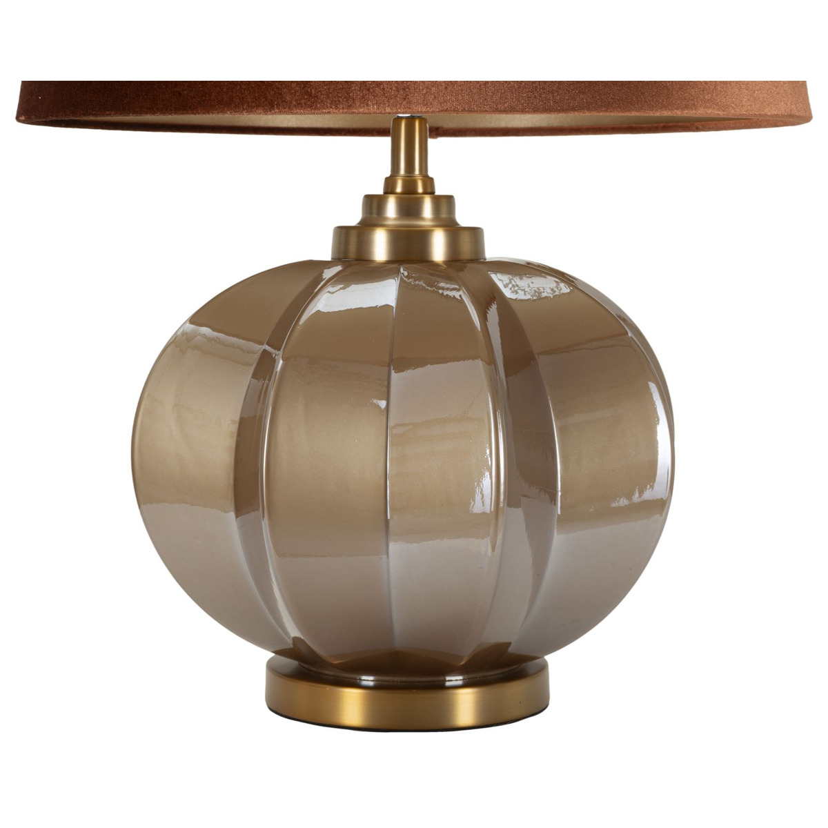 Kendra Home - Lampada da Tavolo VKH733, Marrone, 57x40,5x40,5 cm