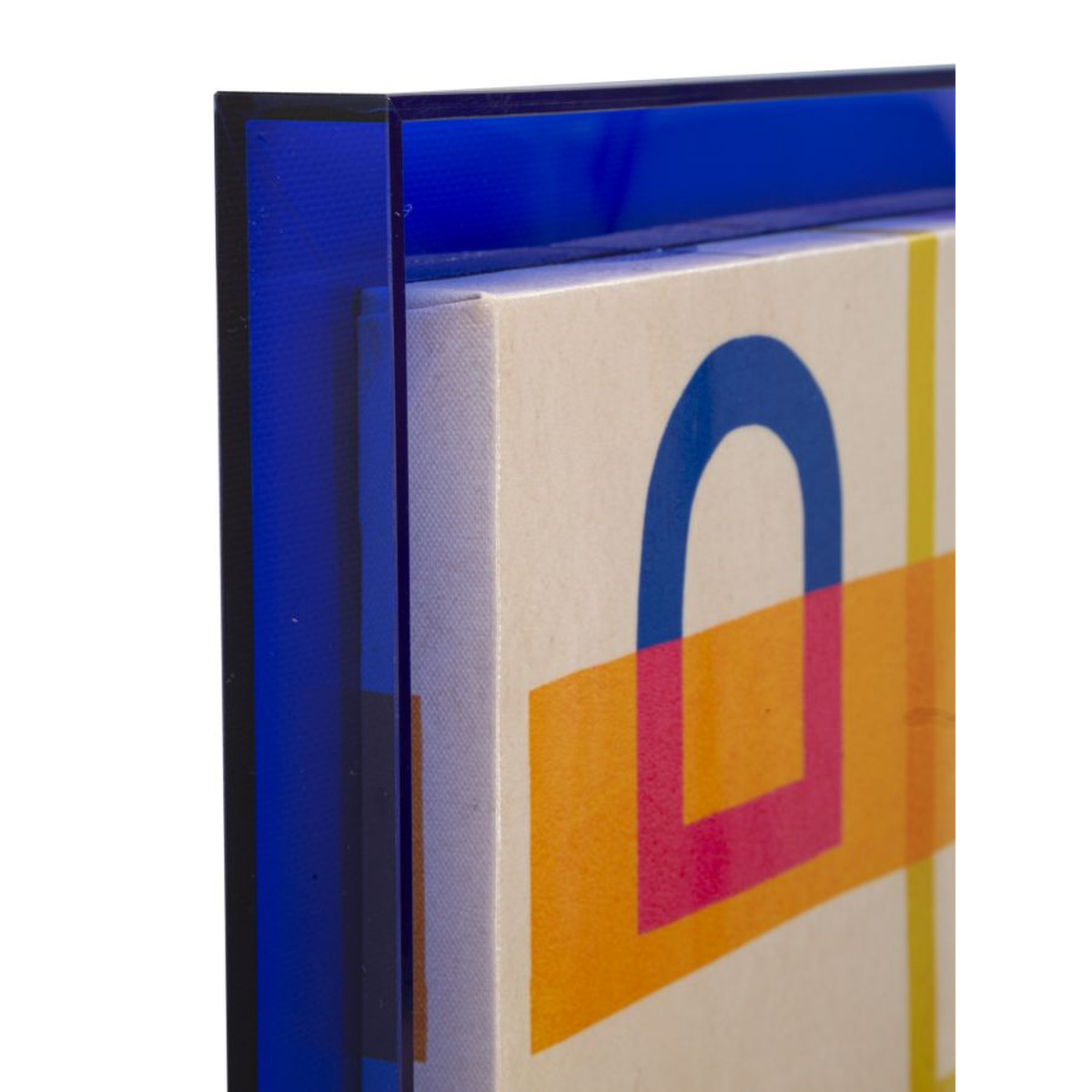 Kendra Home - Stampa su Tela con Cornice Psicadelico 3, Multicolore, 60x3,3x80 cm