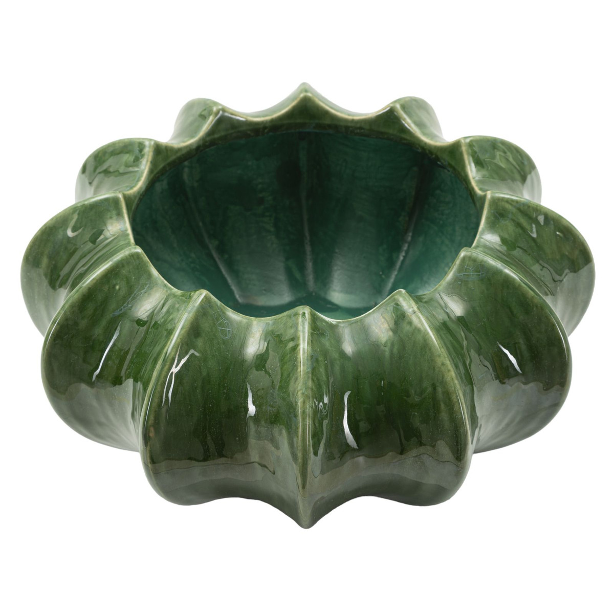 Kendra Home - Decorative Vase VKH834, Green, 31x31x16 cm