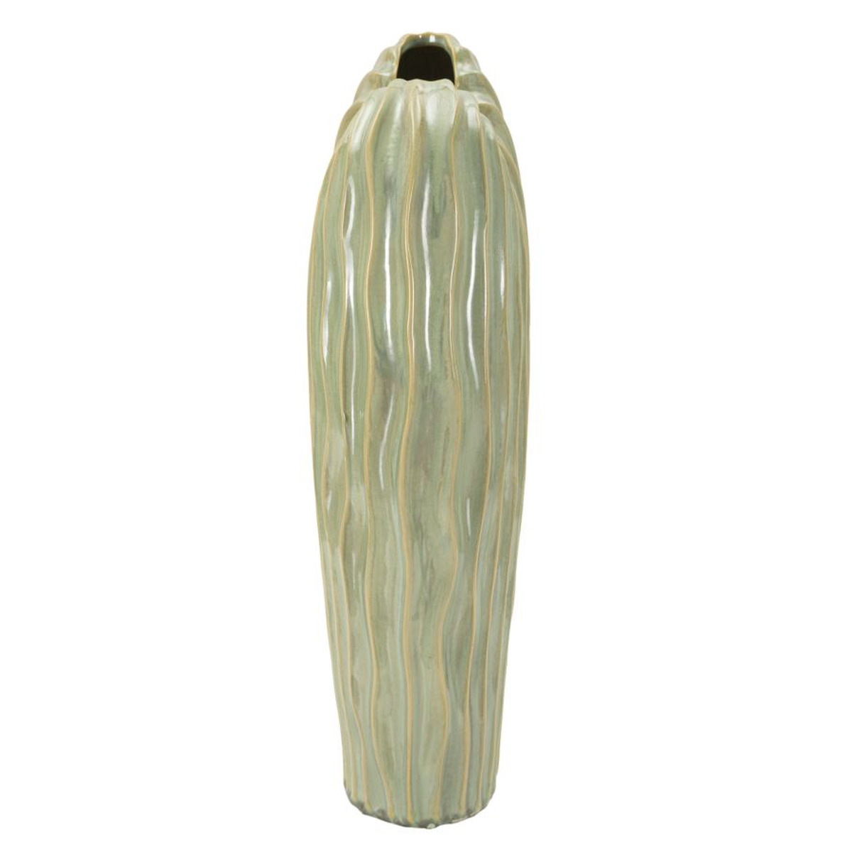 Kendra Home - Vaso Decorativo VKH822, Verde, 27x14x46,5 cm