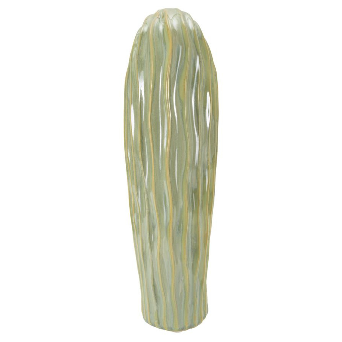 Kendra Home - Vaso Decorativo VKH840, Verde, 22x10x39 cm