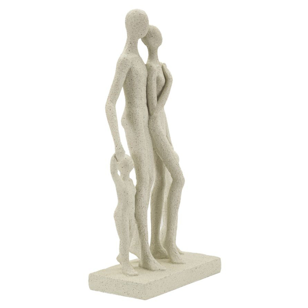 Kendra Home - Scultura Persone, Beige, 16x8x30,5 cm