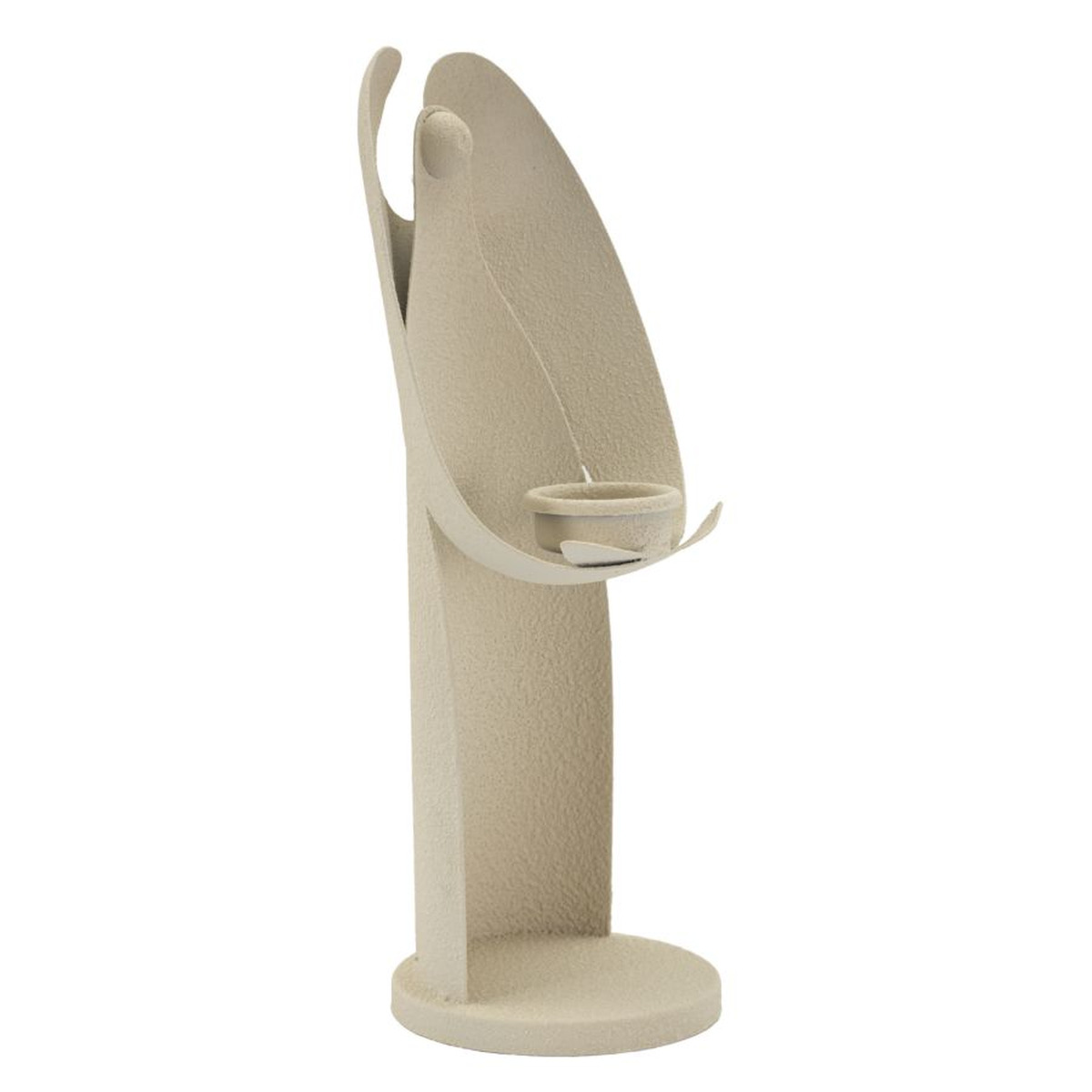 Kendra Home - Candle Holder VKH747, Beige, 12,5x10x30 cm
