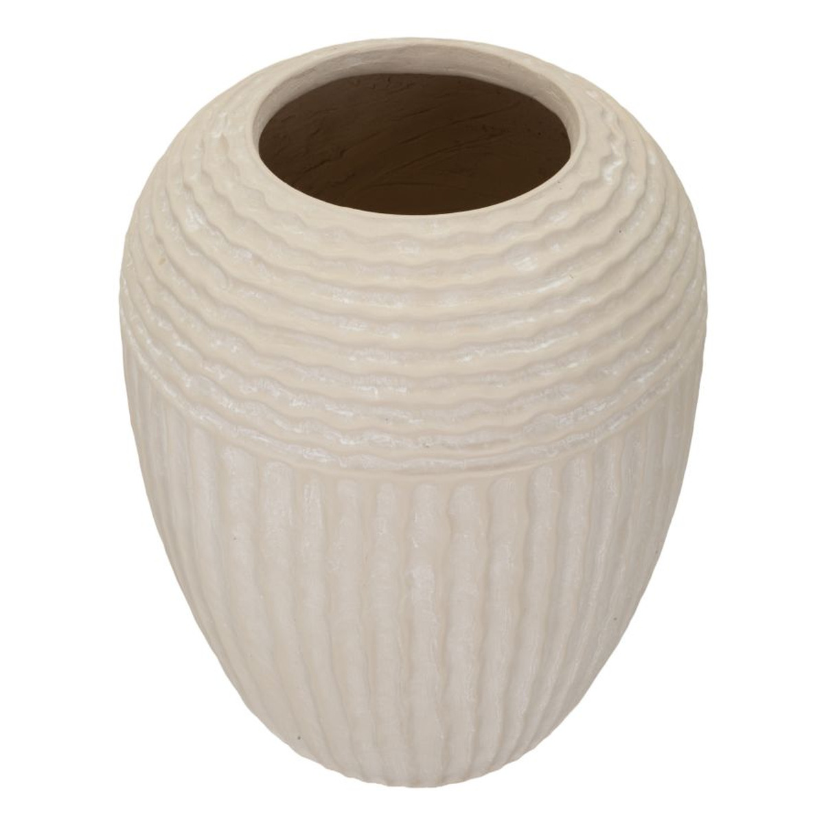 Kendra Home - Vaso Decorativo VKH818, Beige, 30x30x38,5 cm