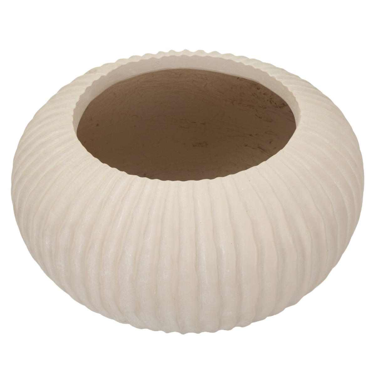 Kendra Home - Vaso Decorativo VKH829, Beige, 35x35x18 cm