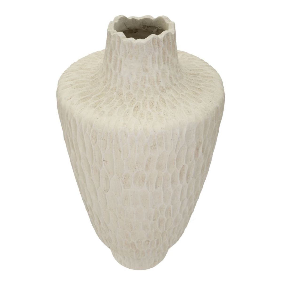 Kendra Home - Vaso Decorativo VKH819, Beige, 29,5x29,5x57 cm