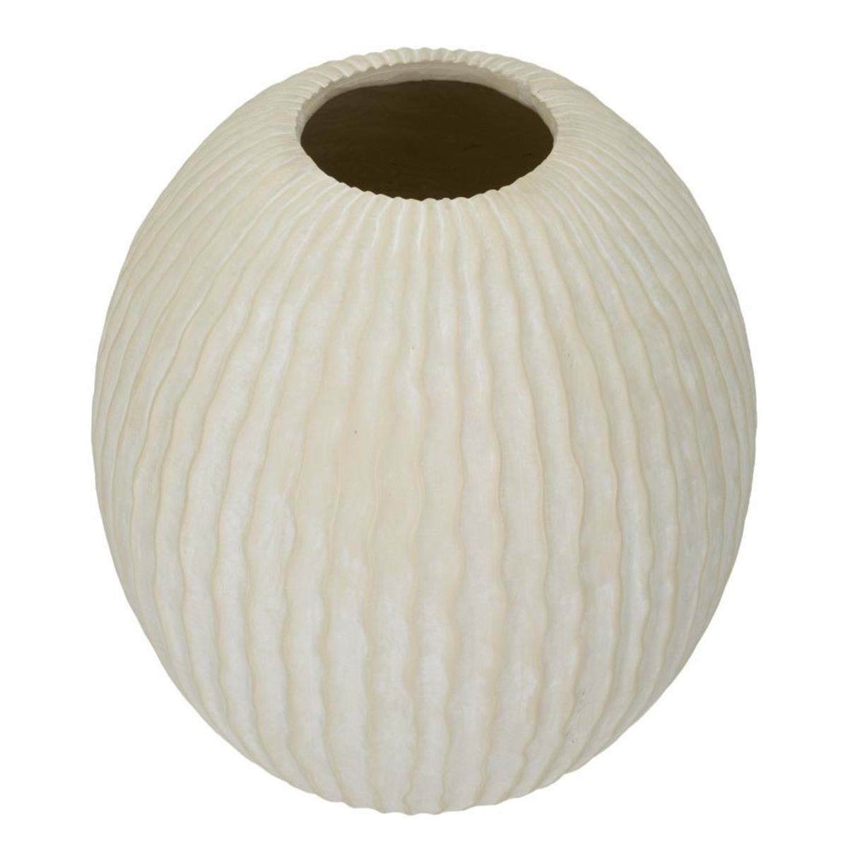 Kendra Home - Vaso Decorativo VKH814, Beige, 36,5x36,5x38 cm
