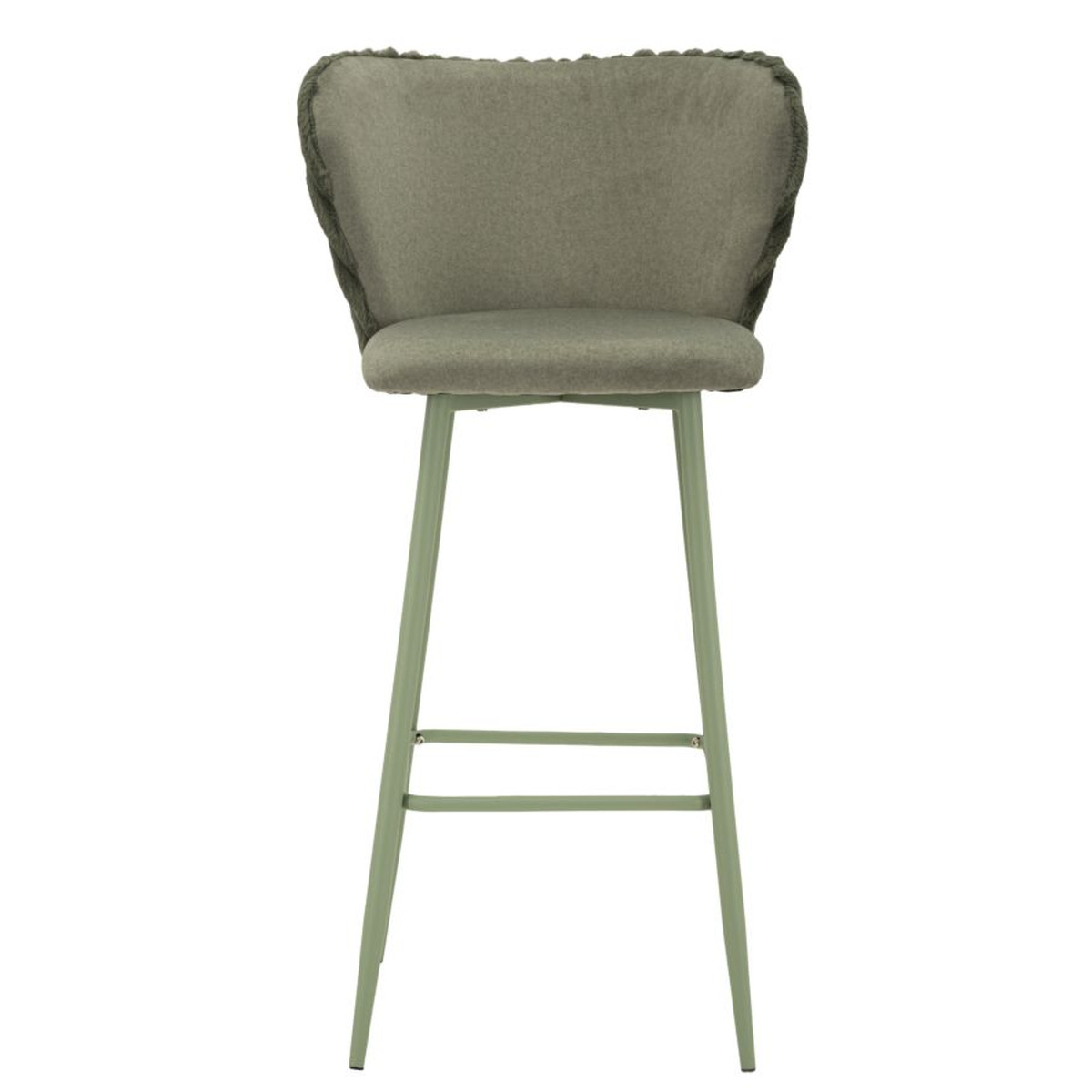 Kendra Home - Set di 2 Sgabelli Alti VKH884, Verde, 55x58x106 cm