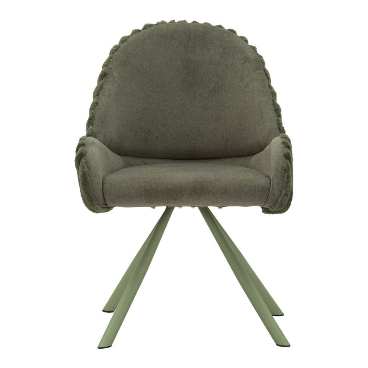 Kendra Home - Set di 3 Pouf VKH886, Verde, 58x53x85 cm