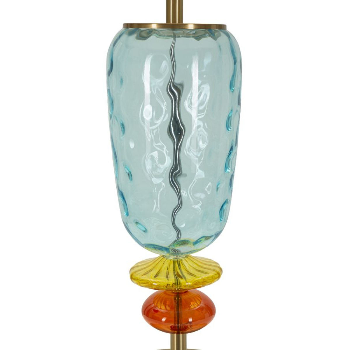 Kendra Home - Lampada da Tavolo VKH922, Blu, 35x35x73 cm