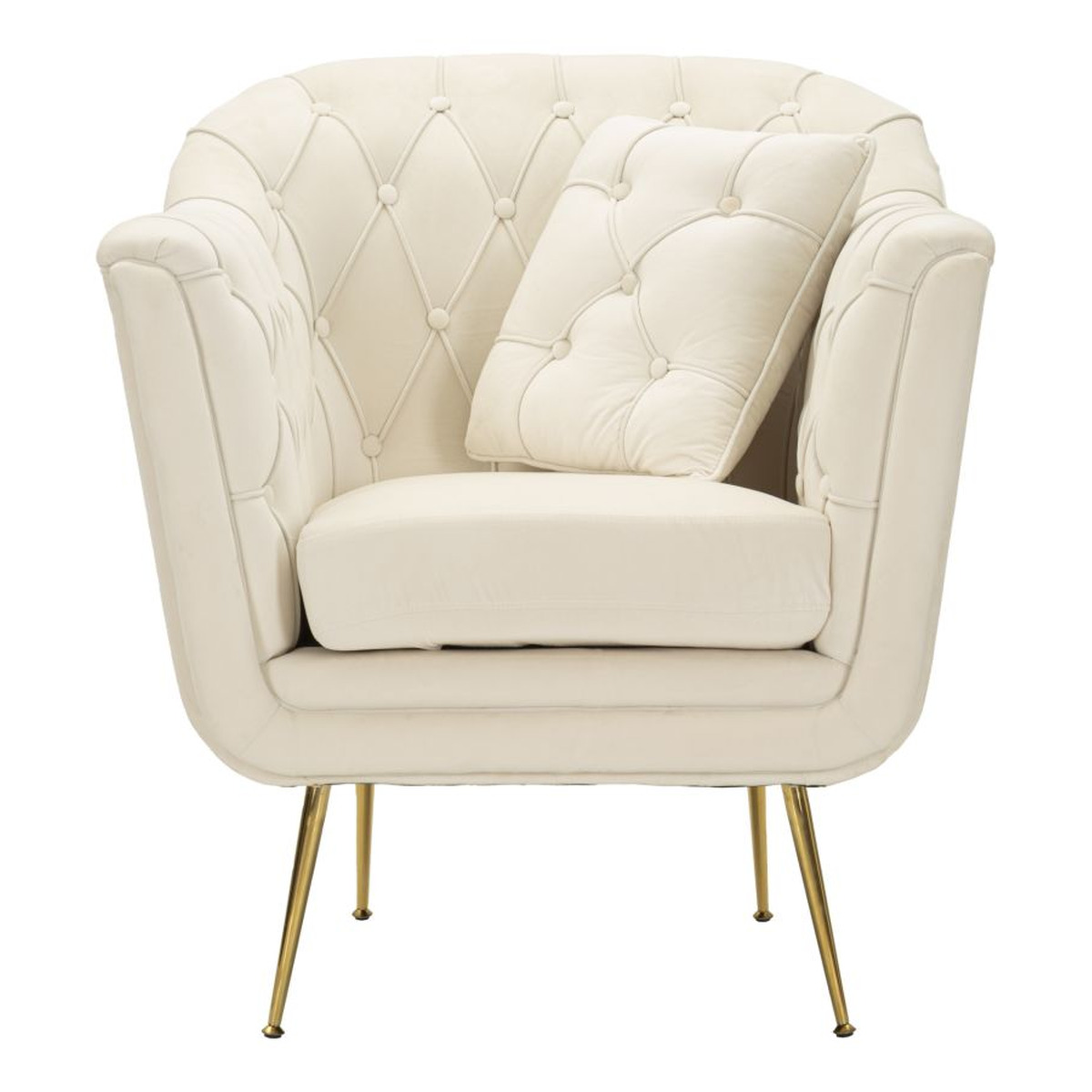 Kendra Home - Poltrona VKH895, Beige, 88x83x91 cm