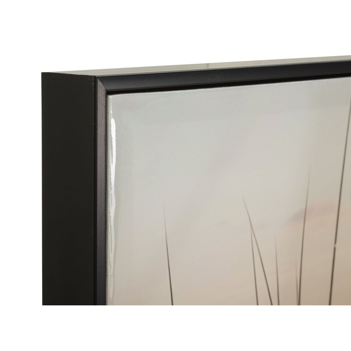 Kendra Home - Stampa su Tela con Cornice Lago, Multicolore, 152x4x52 cm