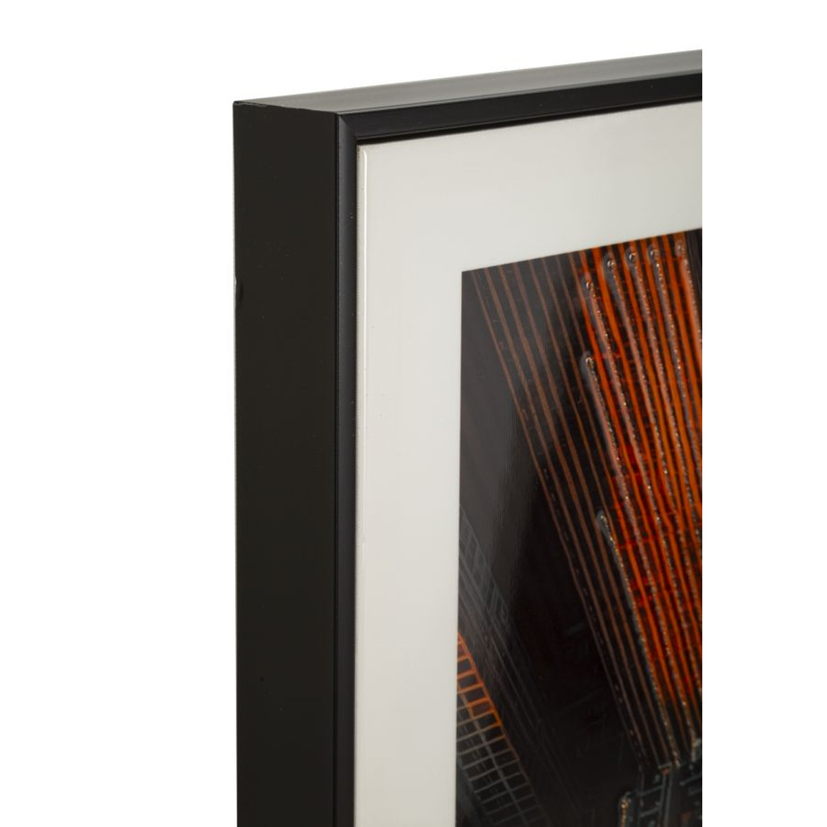 Kendra Home - Stampa su Tela con Cornice Città 1, Multicolore, 72x4x102 cm