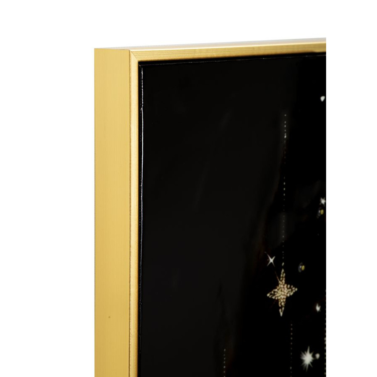 Kendra Home - Stampa su Tela con Cornice Natività, Multicolore, 60x3,5x90 cm