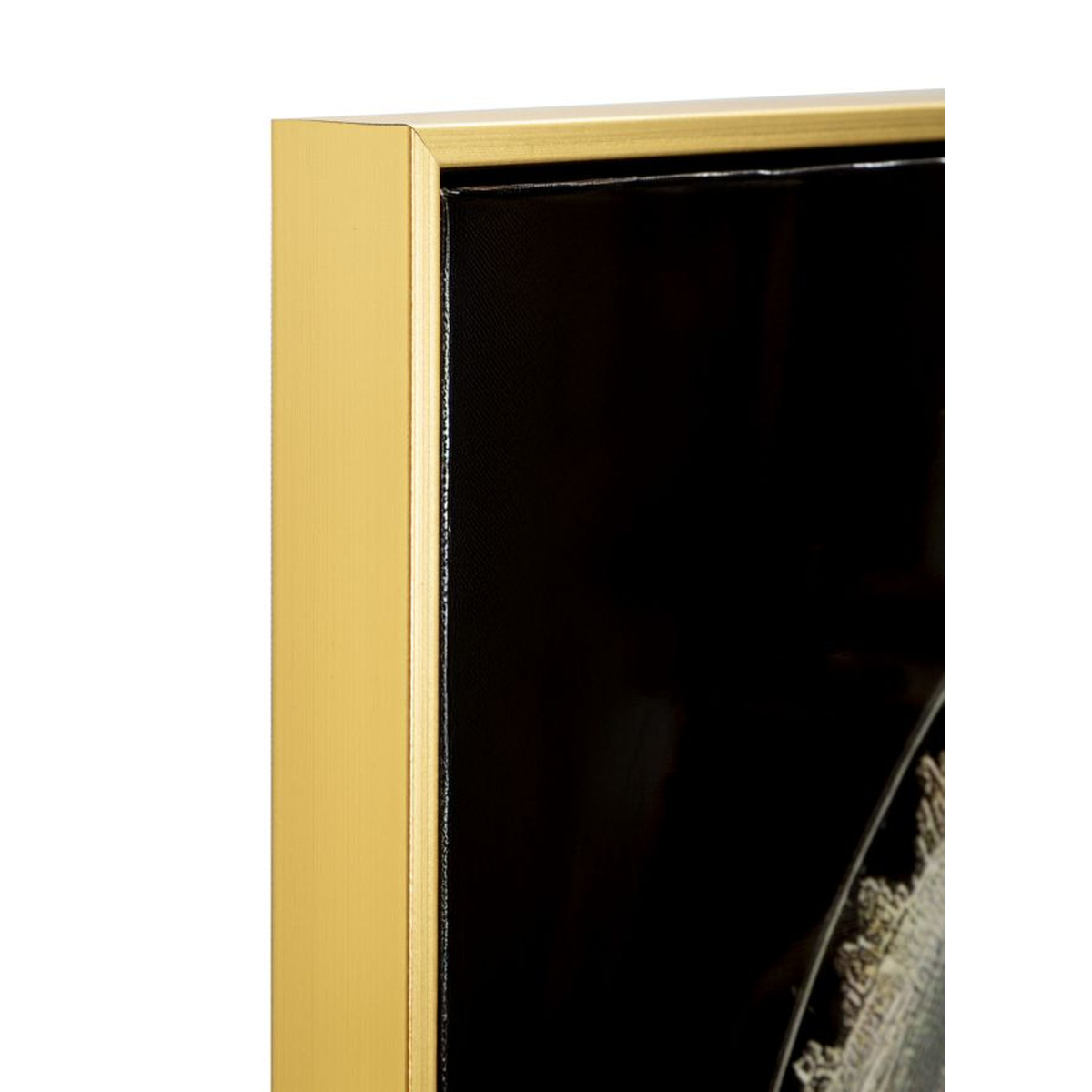 Kendra Home - Stampa su Tela con Cornice Natività, Multicolore, 60x3,5x90 cm