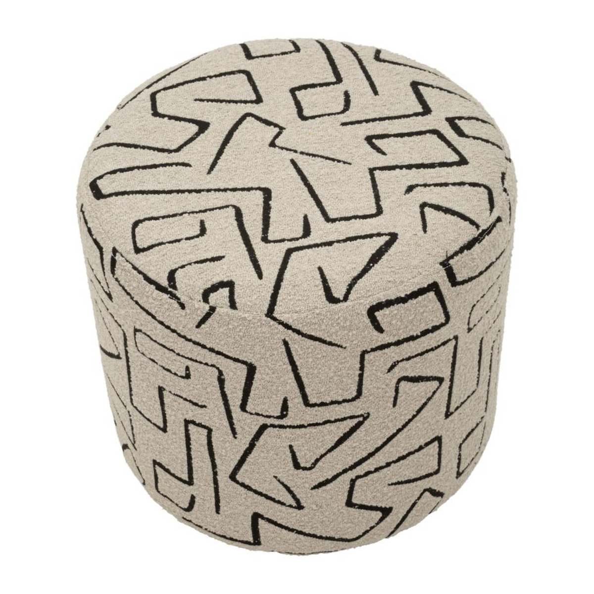 Kendra Home - Pouf VKH1065, Multicolore, 44x44x40 cm