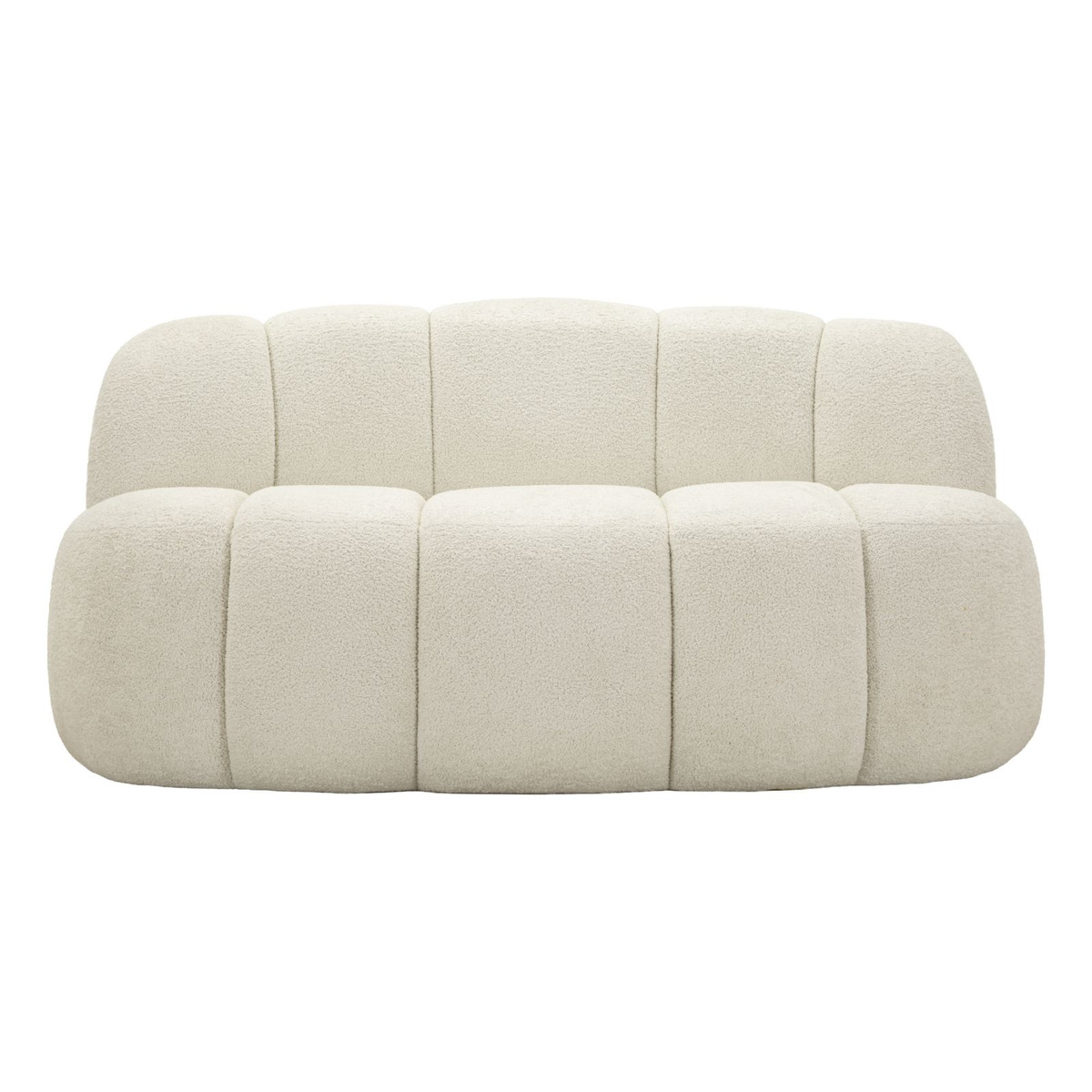 Kendra Home - Divano VKH1060, Bianco, 145x80x69 cm