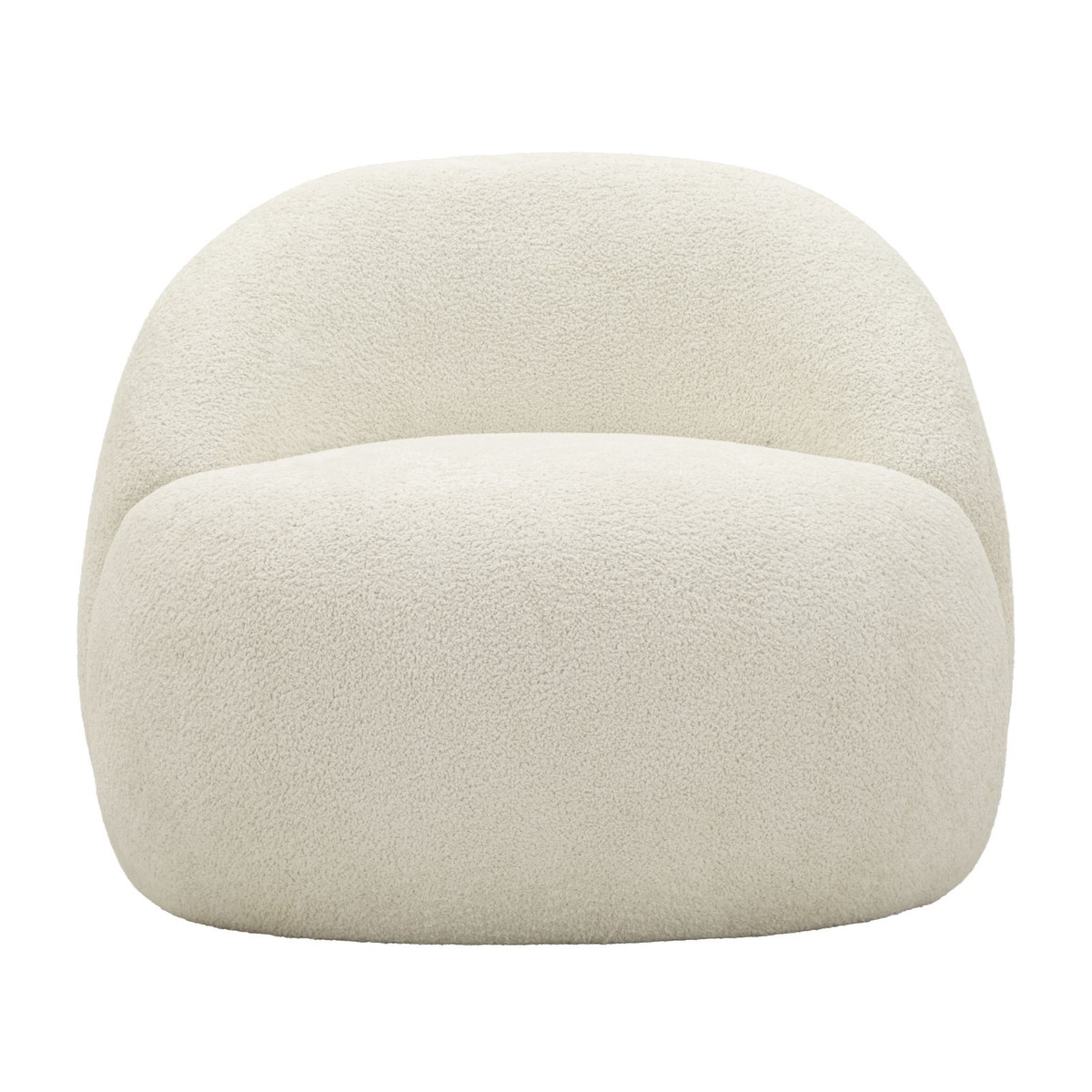 Kendra Home - Poltrona VKH1062, Bianco, 81x78x64 cm