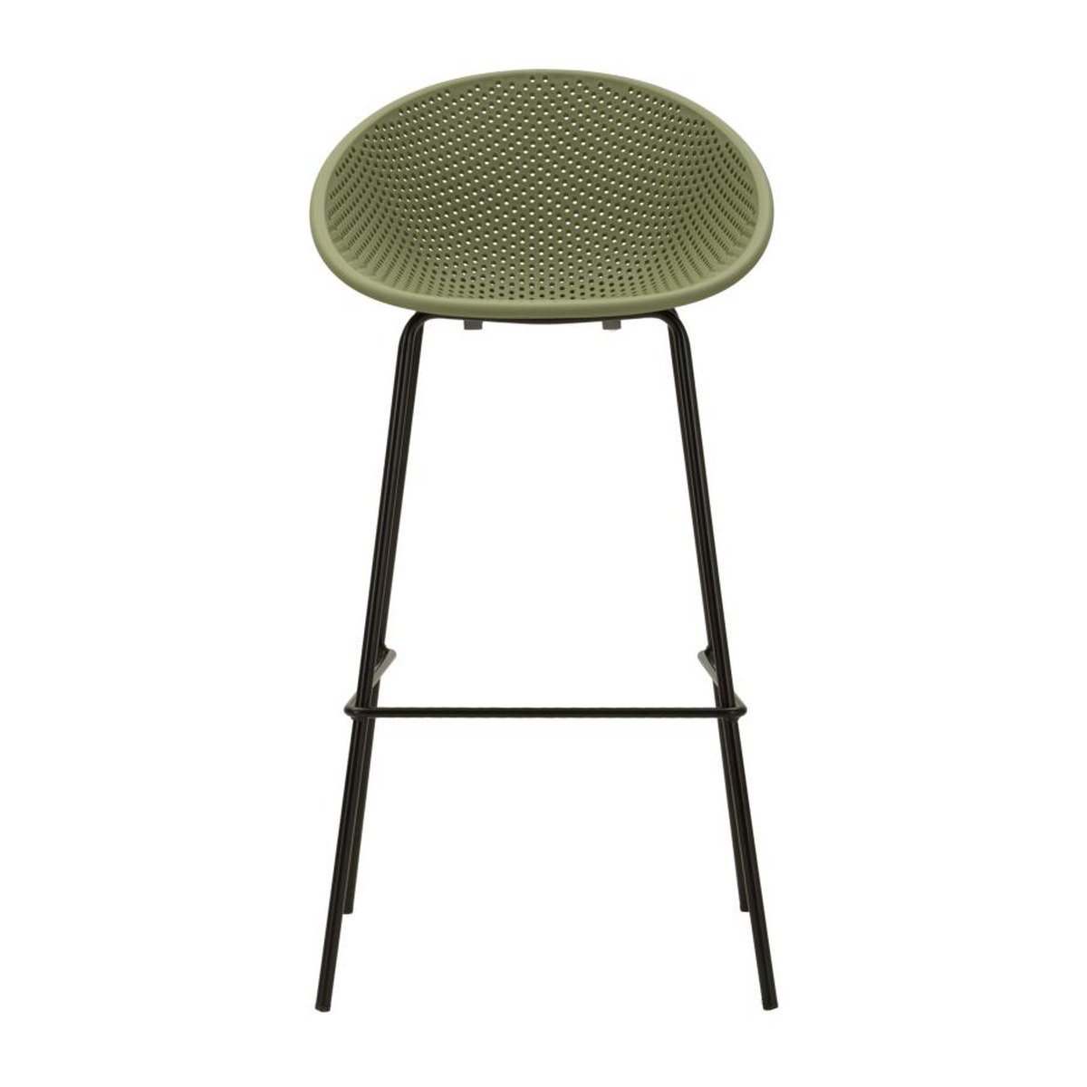 Kendra Home - Set di 2 Sgabelli Alti VKH1089, Verde, 50x50x98 cm