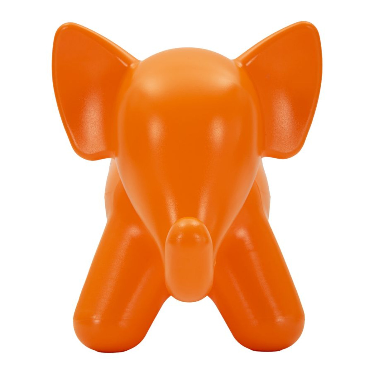 Kendra Home - Sgabello Basso Elefante, Arancione, 86x46x56 cm