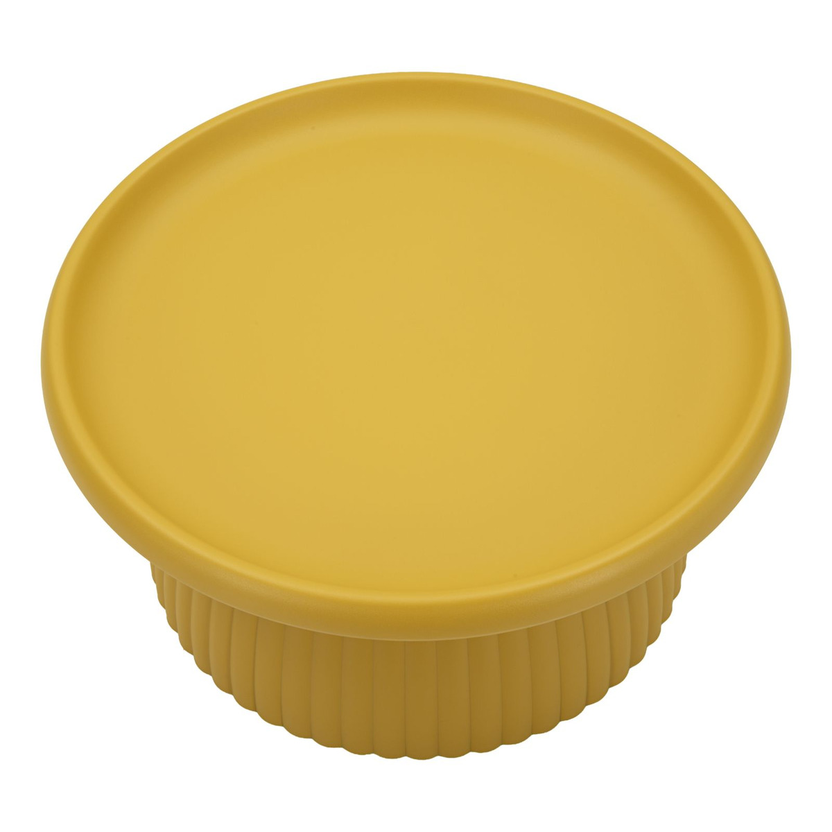 Kendra Home - Tavolino VKH1102, Giallo, 70x70x35 cm