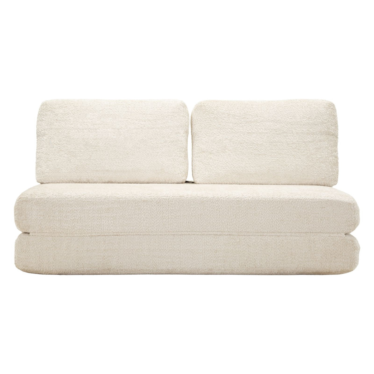 Kendra Home - Divano Letto VKH1112, Bianco, 150x100x80 cm