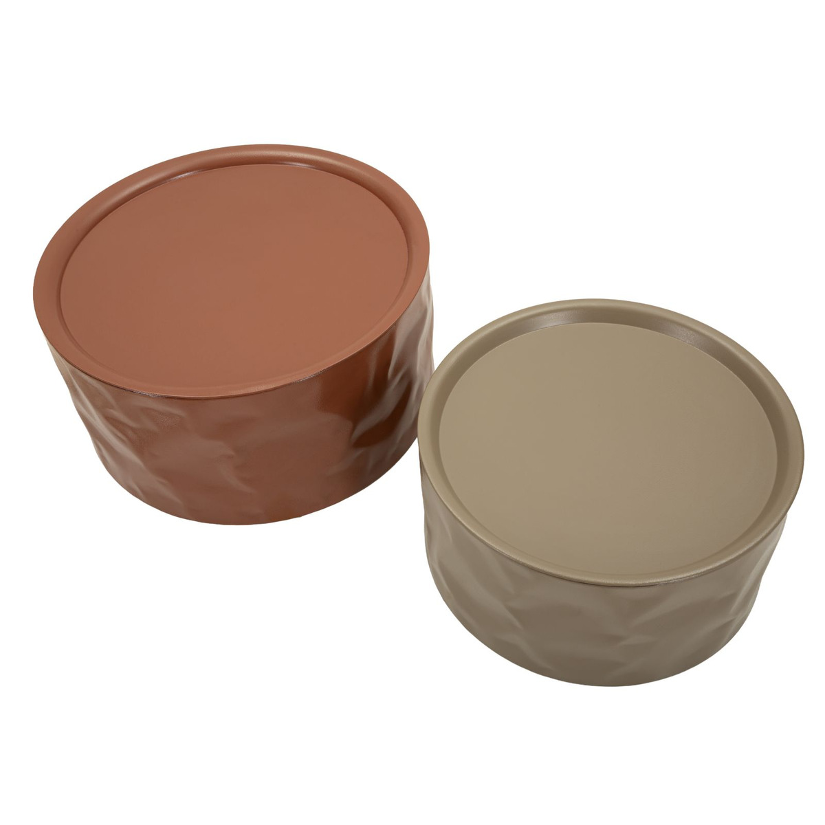 Kendra Home - Set di Tavolini VKH1126, Multicolore, 62x62x30 cm