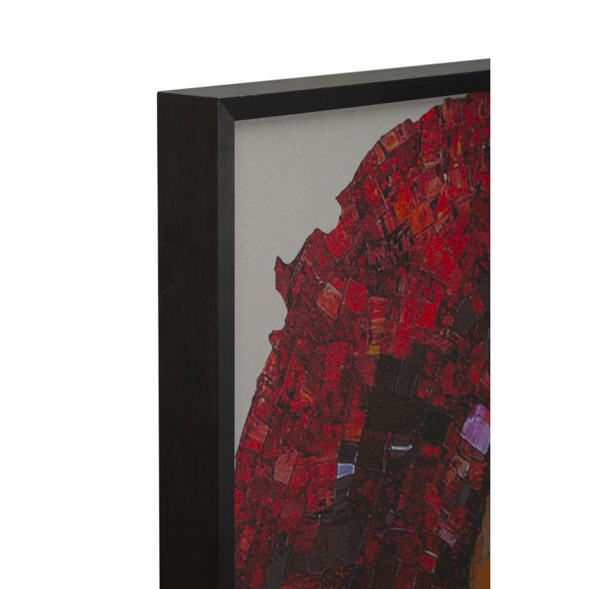 Kendra Home - Stampa su Tela con Cornice e LED Donna 15, Multicolore, 60x3,5x90 cm