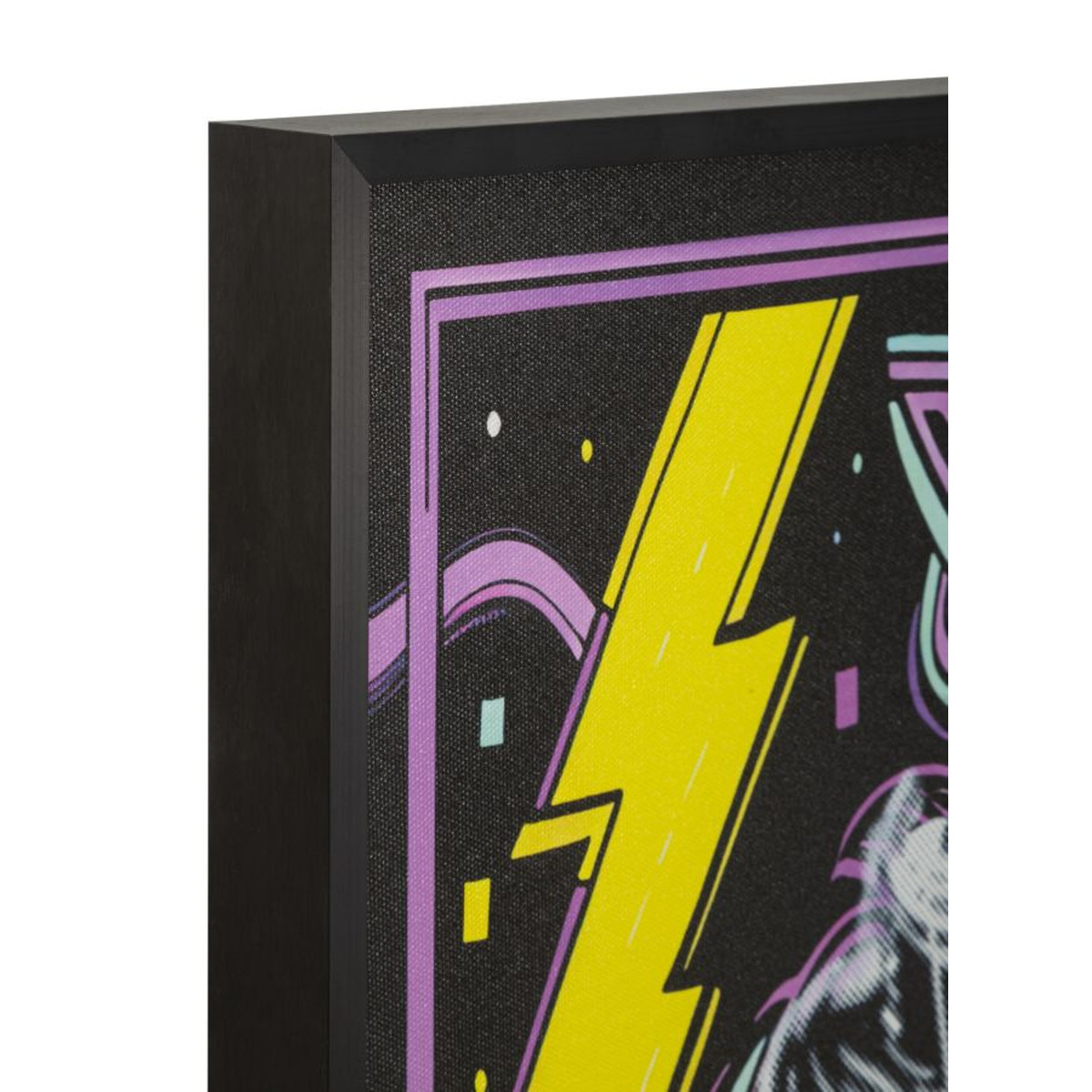 Kendra Home - Stampa su Tela con Cornice e LED Merylin, Multicolore, 60x3,5x90 cm