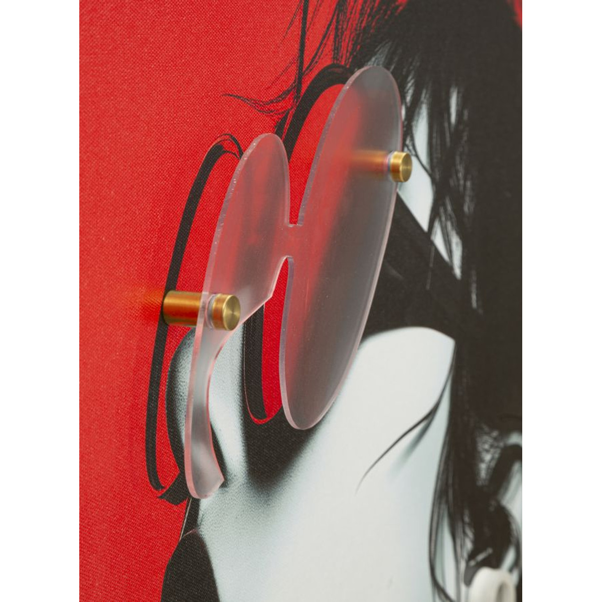 Kendra Home - Stampa su Tela con Cornice e LED Donna 17, Multicolore, 60x3,5x90 cm